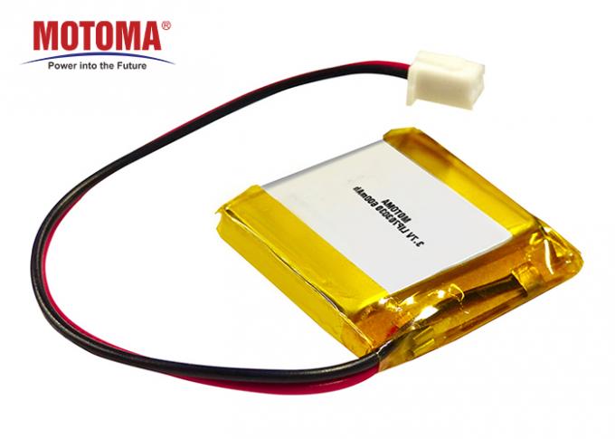 Плоские батареи Lipo Motoma, литий-ионный аккумулятор 3,7 v 600mah для ламп горнорабочего 0