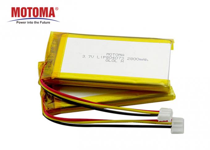 Motoma UL1642 одобрило батарею 3,7 v 2800mah Lipo лития для детектора 0