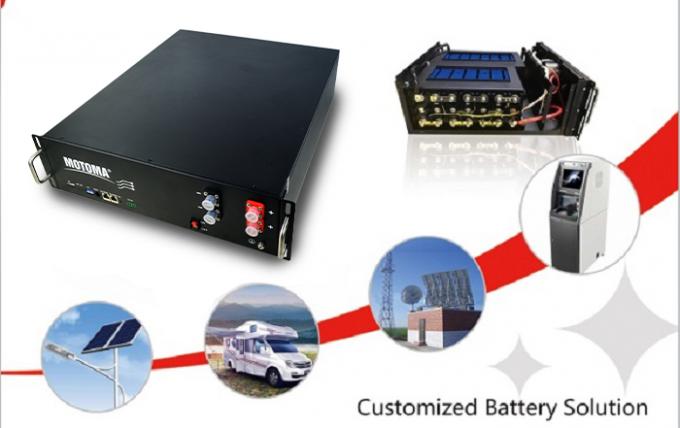 Емкость батареи лития 48V UPS ESS 48100 MOTOMA LiFePO4 100Ah 1