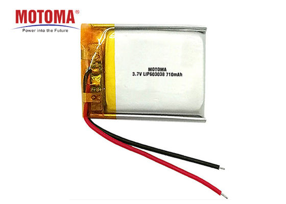 Высокое напряжение батареи 3.7V 710mah прибора низкой температуры пригодное для носки