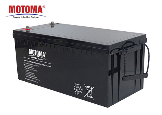 Батарея лития длинной стены солнечная 12V 250Ah LiFePO4 силы продолжительности жизни для домашних солнечных систем