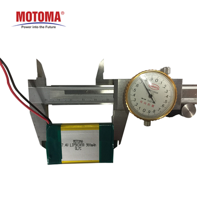 пакет литий-ионного аккумулятора 7.4V 900mAh перезаряжаемые для медицинского оборудования