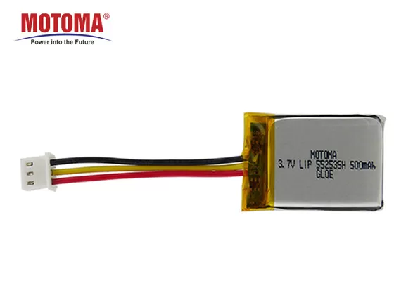 Высокая температура 500mah батареи 552535 отслежывателя GPS флота время полки 1 года